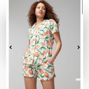 Soma cool nights pajamas set in color lemon citrus